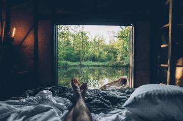 Maison d’hôte pour 2 personnes, avec sauna et vue ainsi que vue sur le lac et jardin à Saint-Quentin-en-Tourmont