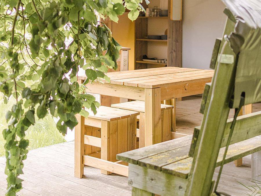 Domaine de L'Oiselière - Bungalow toilé 4 personnes - Lodge 21m² (sans sanitaires privatifs) 2/5 pers in Chauché, Vallée de la Loire