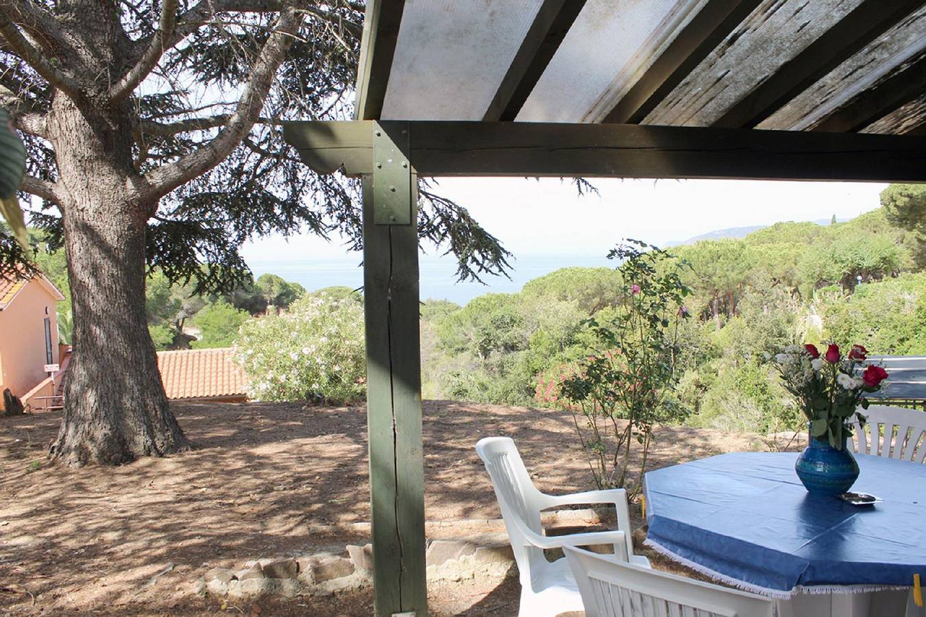 Holiday house 'Villa Cedro' with private parking in Madonna delle Grazie, Ile d'Elbe