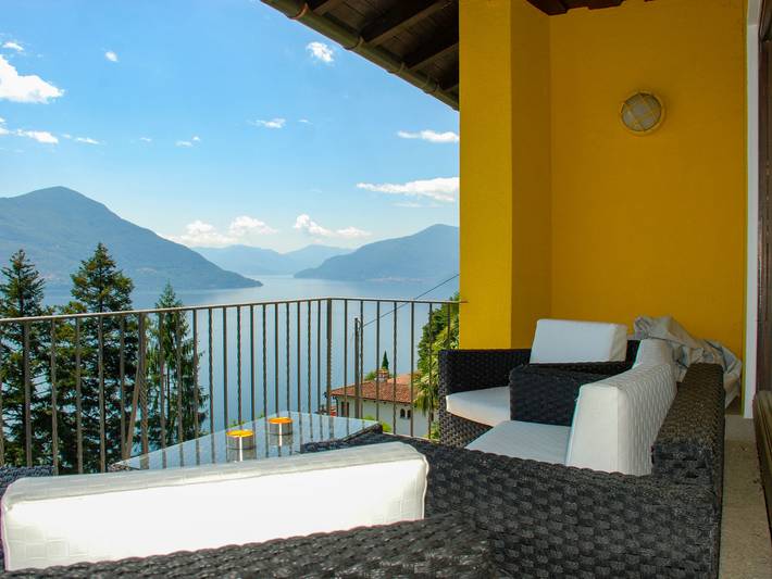 Panorama Lakeview Lago Maggiore in Ronco sopra Ascona, Alpes tessinoises