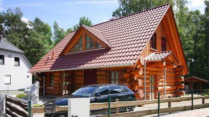 Ferienhaus mit Meerblick für 7 Personen, mit Sauna und Garten sowie Terrasse in Trassenheide