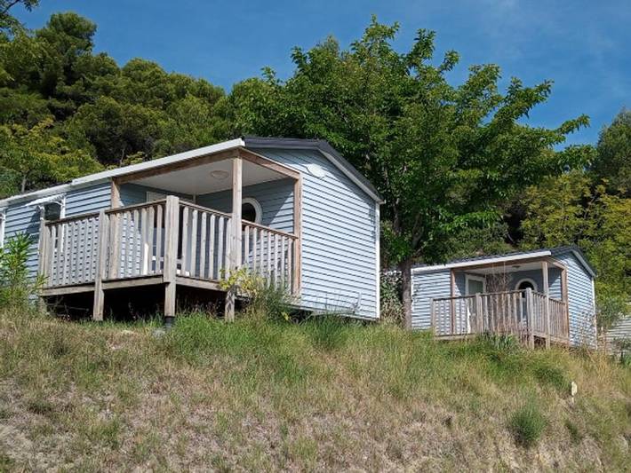 Mobil home pour 4 personnes, avec bassin pour enfant à Venterol - 3