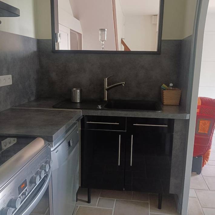 Appartement de vacances pour 4 personnes, avec jardin ainsi que vue et terrasse, animaux acceptés