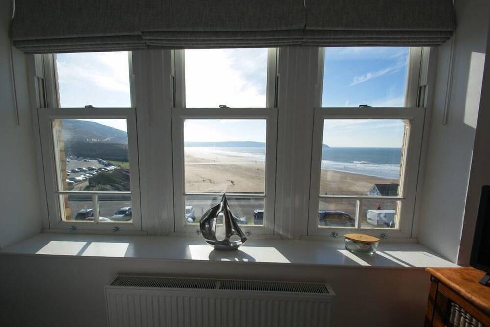 Apartamento entero, Vista al mar - capacidad para 6 personas en 3 habitaciones in Woolacombe, Devon
