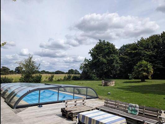 Chambre d’hôte pour 2 personnes, avec vue et piscine ainsi que terrasse et jardin en Ille-et-Vilaine - 4
