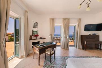 Chambre d’hôte pour 2 personnes, avec terrasse et vue à Massa Lubrense