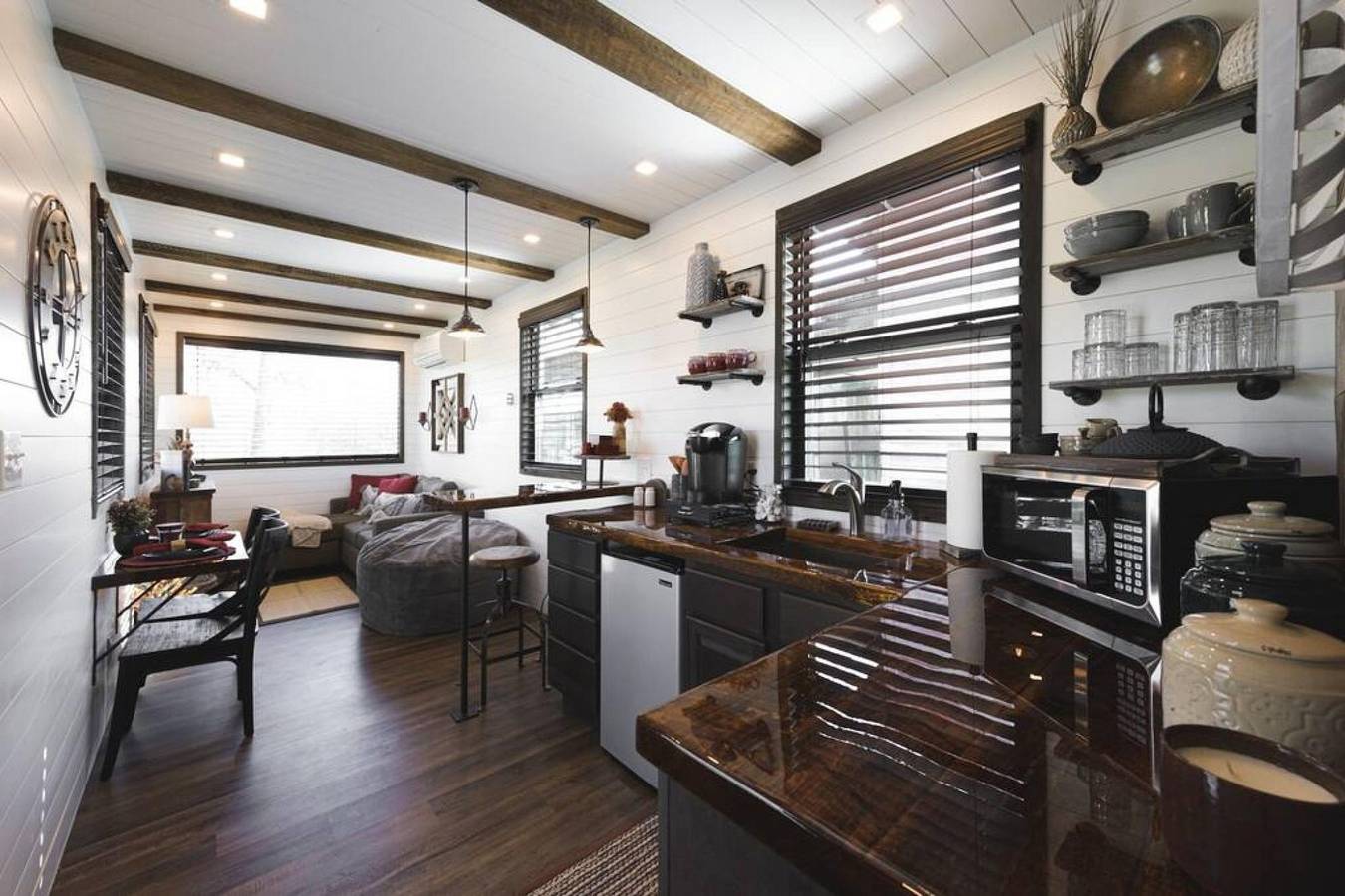 The Blue Ridge Container Tiny Home in the Country in McLennan County