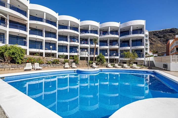 Ferienwohnung für 2 Personen, mit Balkon und Garten sowie Kinderpool auf La Palma