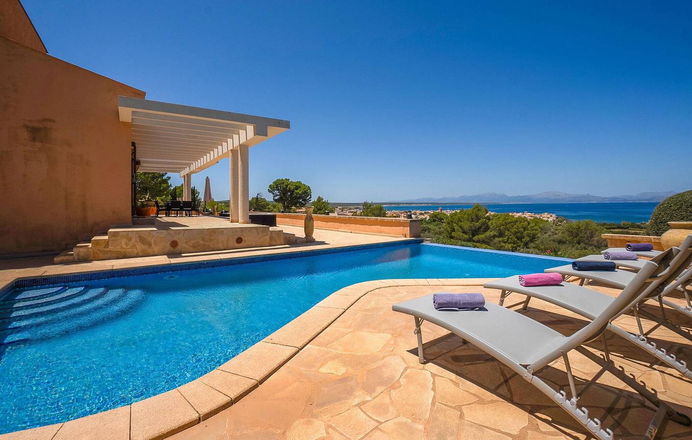 Retiro junto al mar con piscina, cocina y AC| Cerca de Platja de Colonia de Sant Pere in Colònia de Sant Pere, Artà