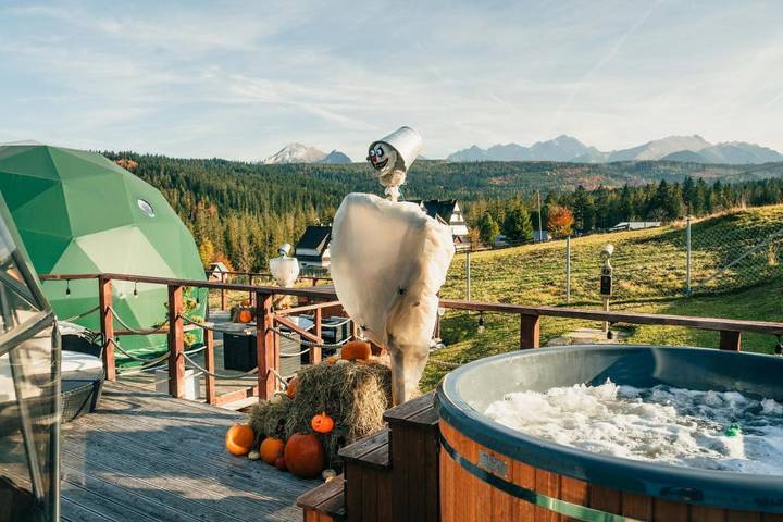 Camping voor 5 personen, met uitzicht en tuin, met huisdier in Polen