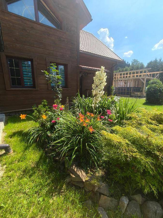 Domek letniskowy dla 4 osób, z Balkon i Taras oraz Ogród i Widok w Bieszczady