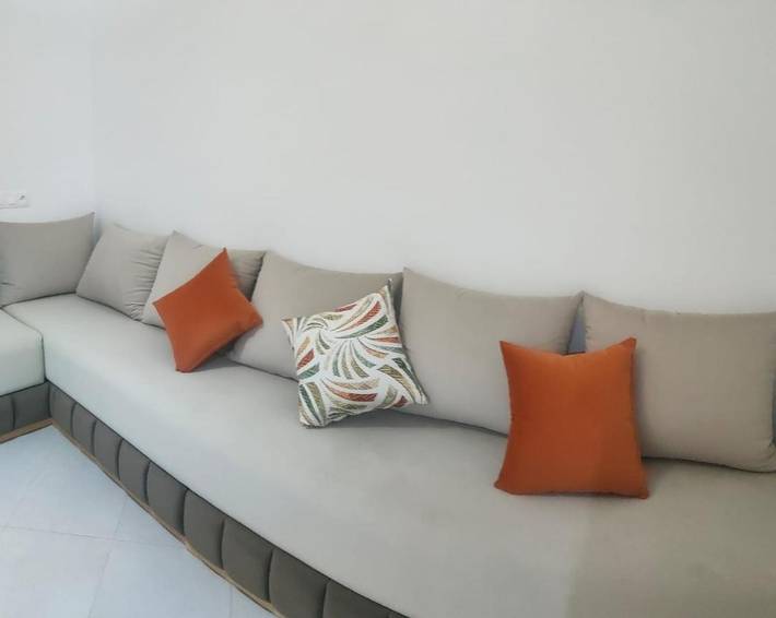 Gîte pour 7 personnes, avec balcon et vue dans Tnine Aglou