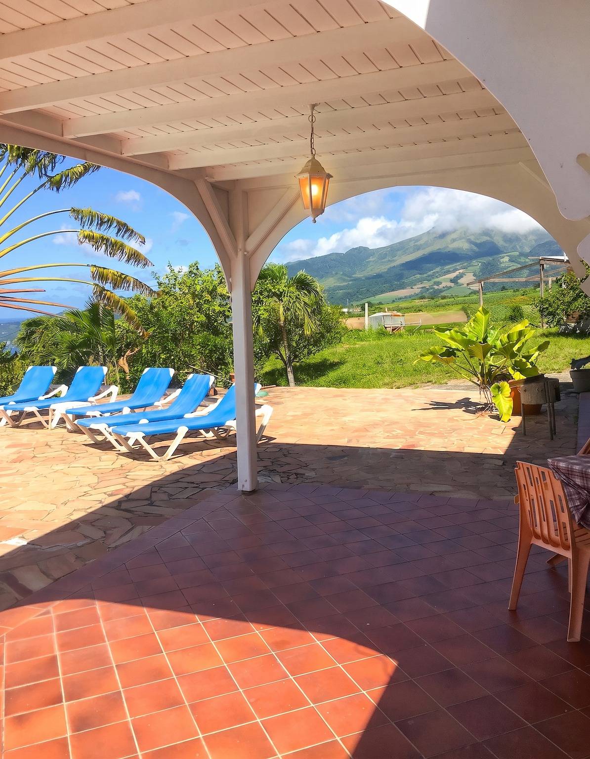 Bezaubernde Villa mit Meerblick und Pool in Le Carbet in Le Carbet, Martinique