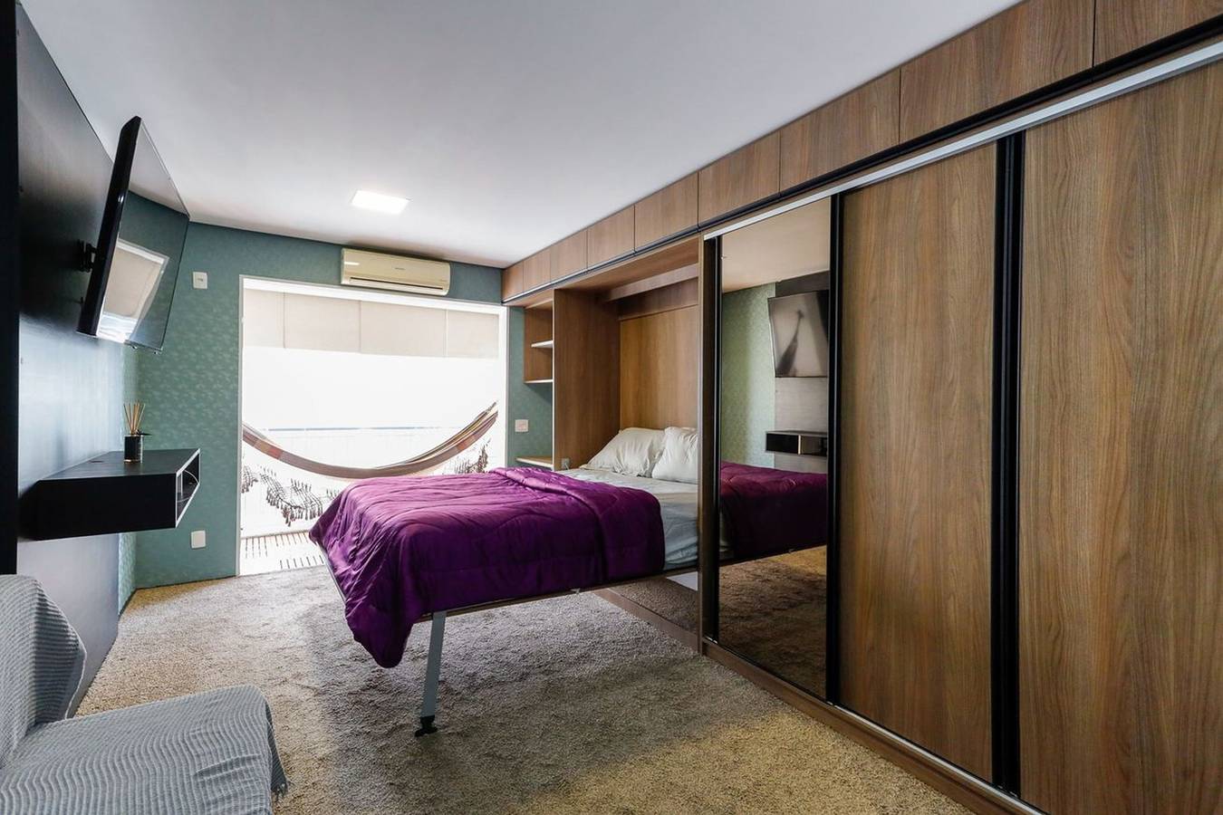 Appartamento intero, Studio c/ Piscina e Academia a 600m do Metrô in República, San Paolo (Brasile)