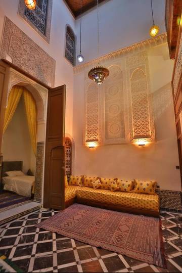 Maison d’hôte pour 3 personnes, avec terrasse et vue à Fès