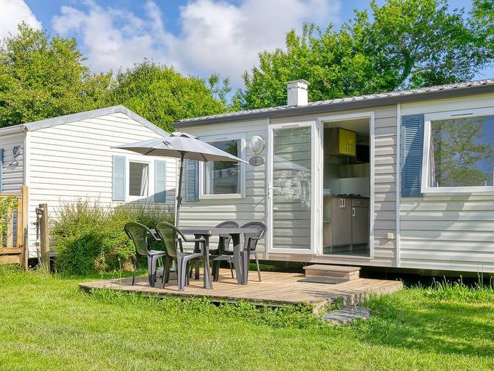Mobil home pour 4 personnes, avec piscine et bassin pour enfant à Rochefort-en-Terre - 2