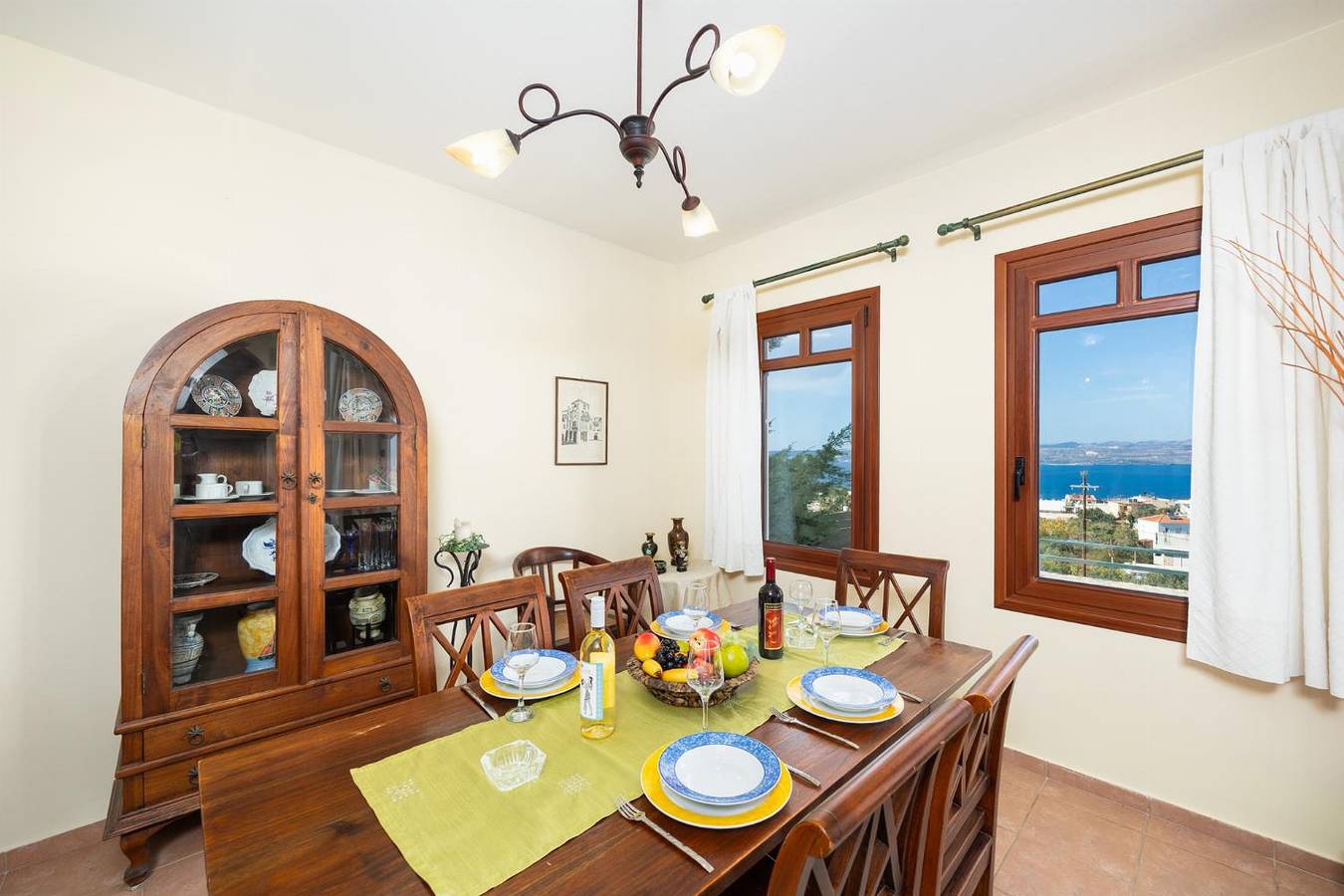 Villa für 7 Personen mit Terrasse in Vamos, Chania und Umgebung