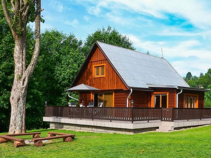 Ferienhaus für 6 Personen, mit Terrasse und Garten in der Böhmische Schweiz