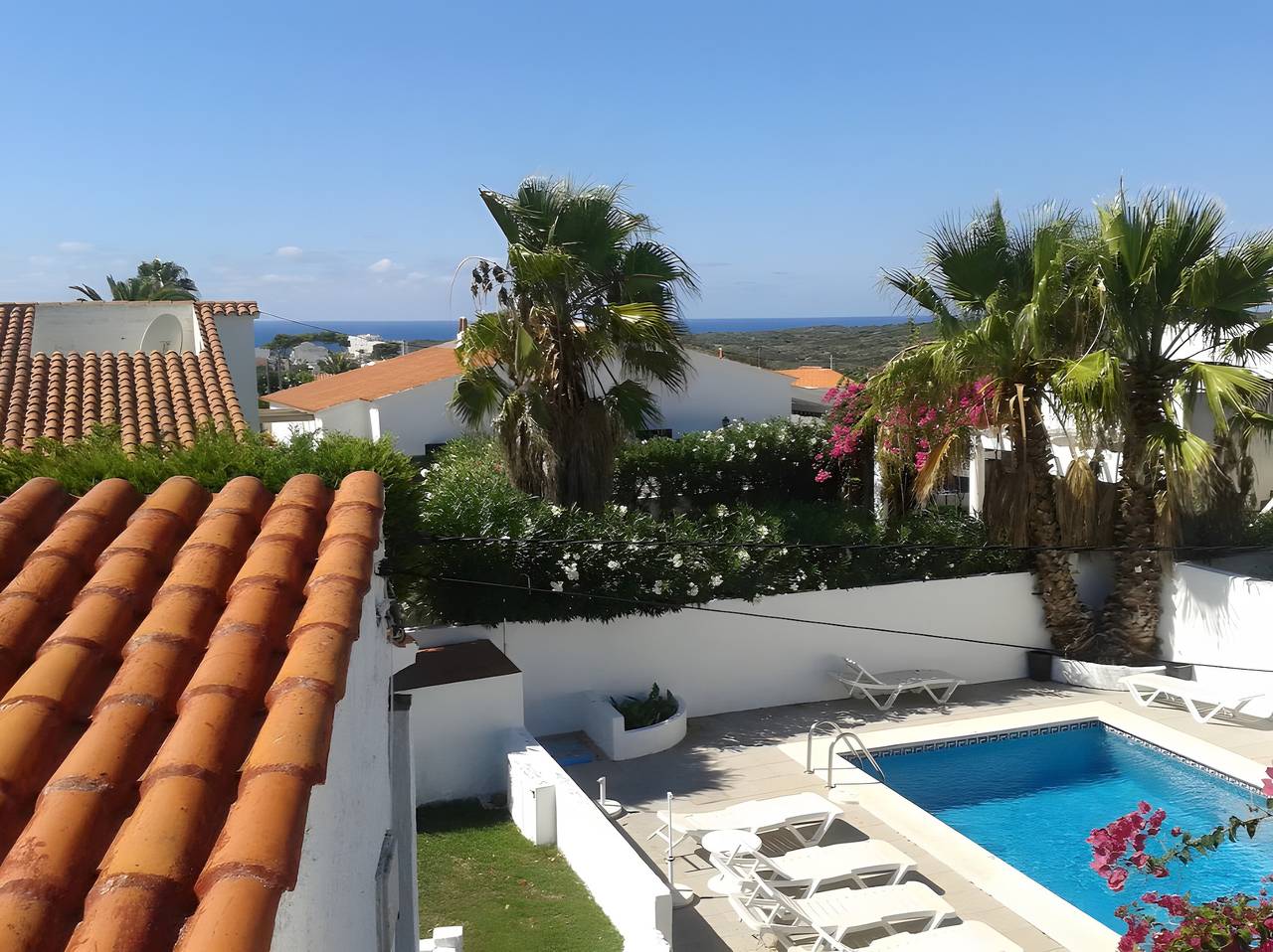 Villa 'Abrils' mit Meerblick, privatem Pool und Wlan in Cala en Porter, Alaior Gemeinde