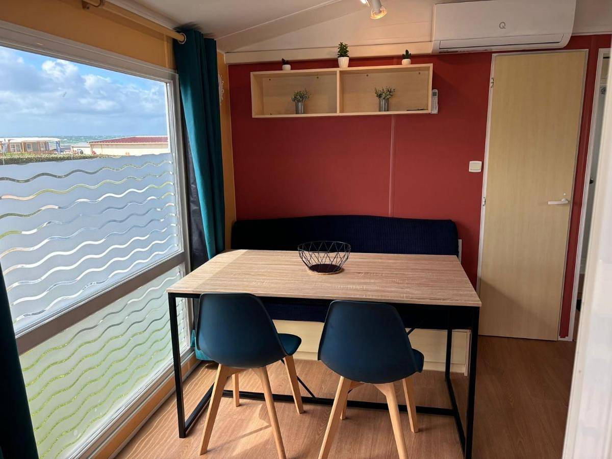 Grain De Sable - Mobil Home - clim réversible - 5 pers - vue mer - Le Portel in Le Portel, Région de Boulogne-sur-Mer