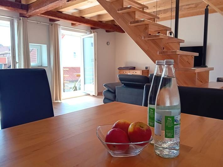 Ferienwohnung für 4 Personen, mit Balkon in Bad Buchau