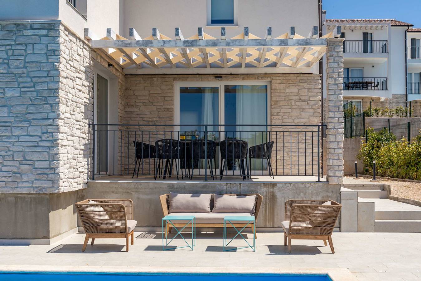 Villa für 8 Personen mit Garten in Raša, Ostküste Istrien