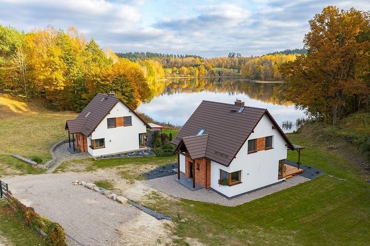 Kashubia, casa de vacaciones junto al lago in Mar Baltico Polonia
