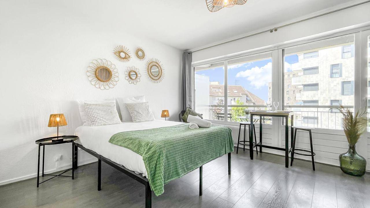 Appartement entier, Homey Garden - Parking Gratuit, Balcon, Proche Tram, Netflix in Ambilly, Région de Saint-Julien-en-Genevois