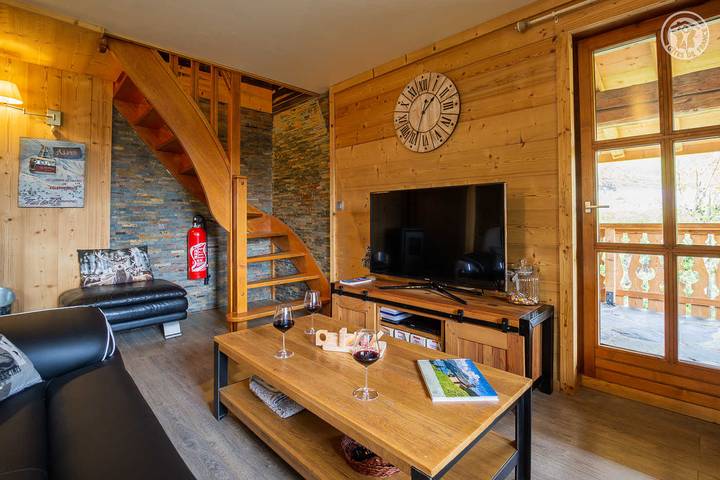 Chalet pour 12 personnes, avec balcon et jardin à Hauteluce - 3