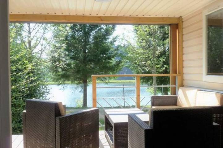 Mobil home pour 4 personnes dans Plan d'eau de Champagnac le Vieux - 2