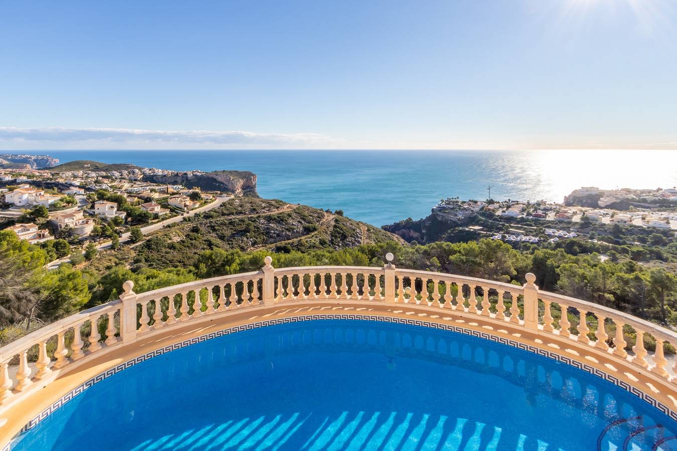Villa "Casa Anita" con vistas a la montaña, piscina, Wi-Fi, terraza y jardín in Benitachell, Costa Blanca