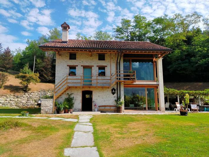 Location de vacances pour 4 personnes, avec jardin et vue, animaux acceptés à Feltre - 3