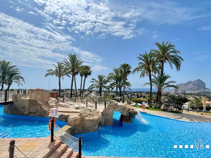 Bungalow para 4 personas, con piscina y terraza, Se admiten mascotas en Calpe