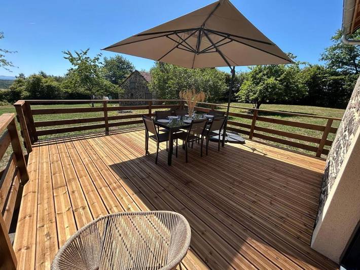 Casa de vacaciones para 6 personas, con vistas además de jardín y terraza - 1