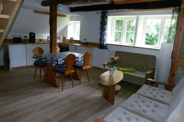 Ferienhaus für 4 Personen, mit Garten in Rappin