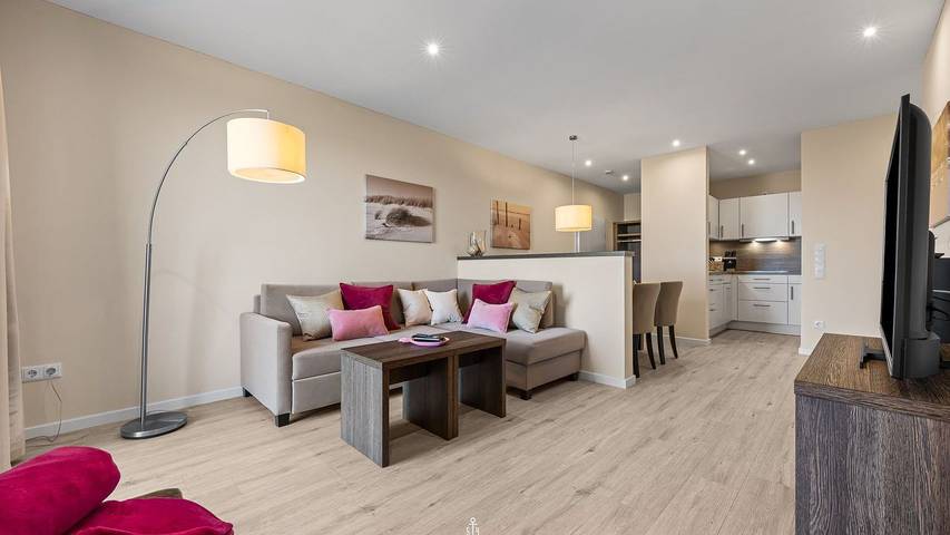 Ferienwohnung für 4 Personen, mit Balkon und Sauna sowie Garten - 1