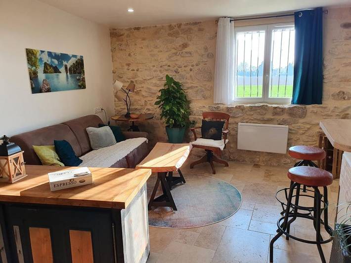 Gîte pour 4 personnes, avec jardin et vue, animaux acceptés à Caderousse - 3