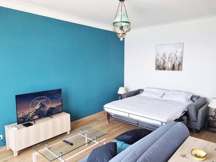 Gîte pour 4 personnes, avec terrasse et vue dans Plage Fabron Bambou Nice - 3