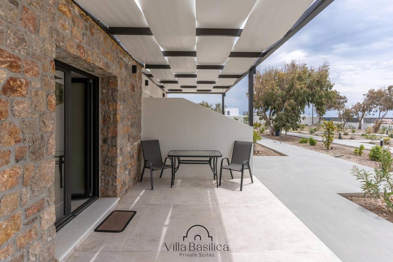 Appartement « Villa Basilica Kallisto » avec vue sur la mer, Wi-Fi et climatisation in Plage d'Perivolos, Santorin