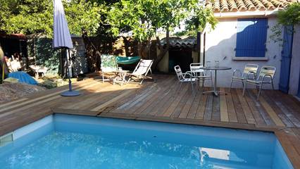 Gîte pour 2 personnes, avec jardin et piscine dans l' Hérault