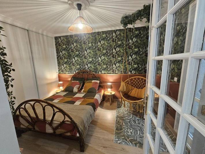Appartement de vacances pour 2 personnes, avec terrasse et jardin