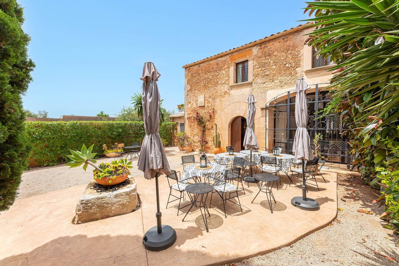 Ferienhaus El Palomar mit Garten, Wlan, Pool und Terrasse; Haustierfreundlich in Santanyí, Mallorca Süden