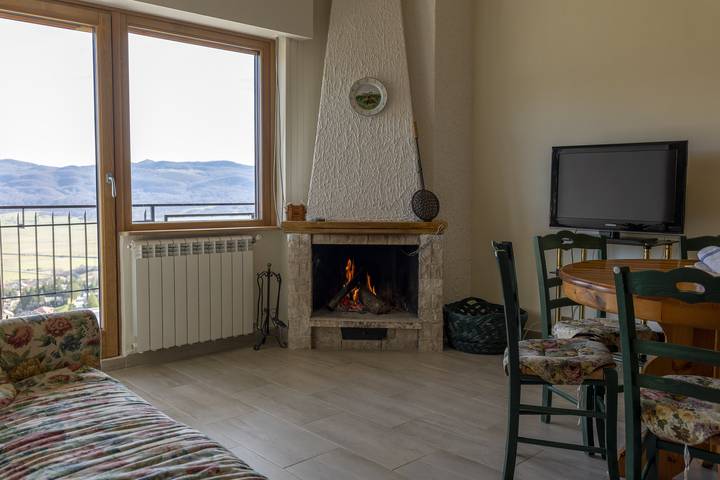Appartamento per 4 persone, con Balcone e Panorama a Scanno