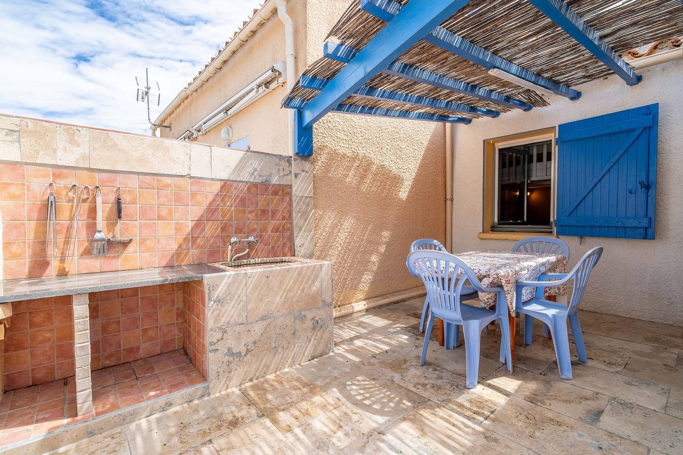 Maison de vacances 'Fleurynes' avec terrasse et jardin privé in Plages des Cabanes de Fleury, Fleury