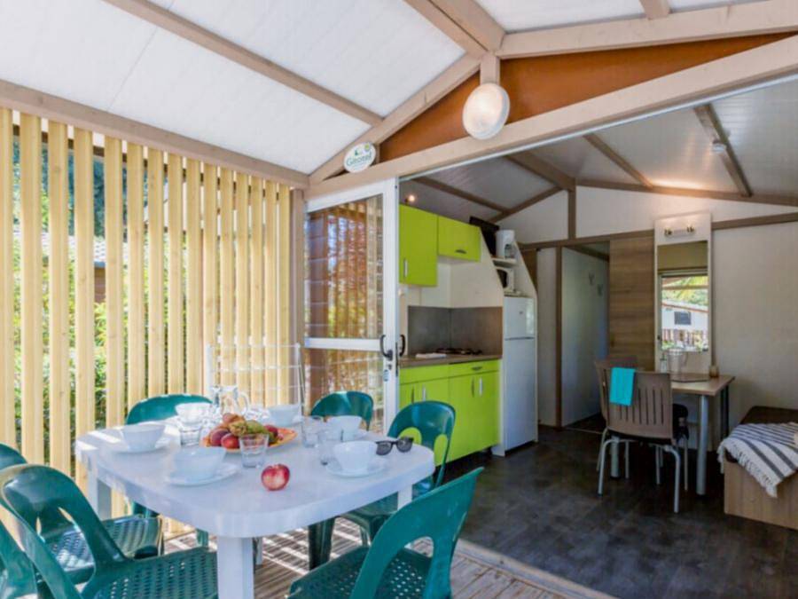 Camping l'Etoile de Mer - Chalet 4 personnes - Chalet Cocoon 4 personnes 2 chambres 25m² in Sérignan, Côte méditerranéenne (France)
