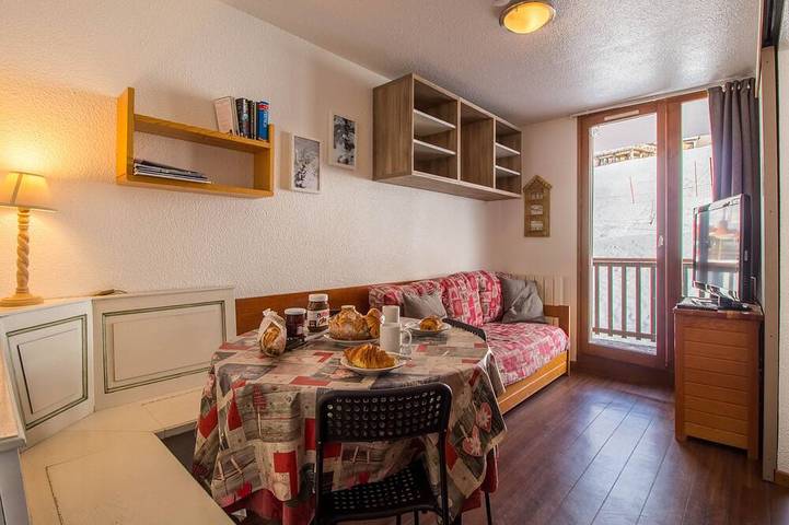 Gîte pour 5 personnes, avec balcon et piscine, animaux acceptés dans Station De Peisey Vallandry