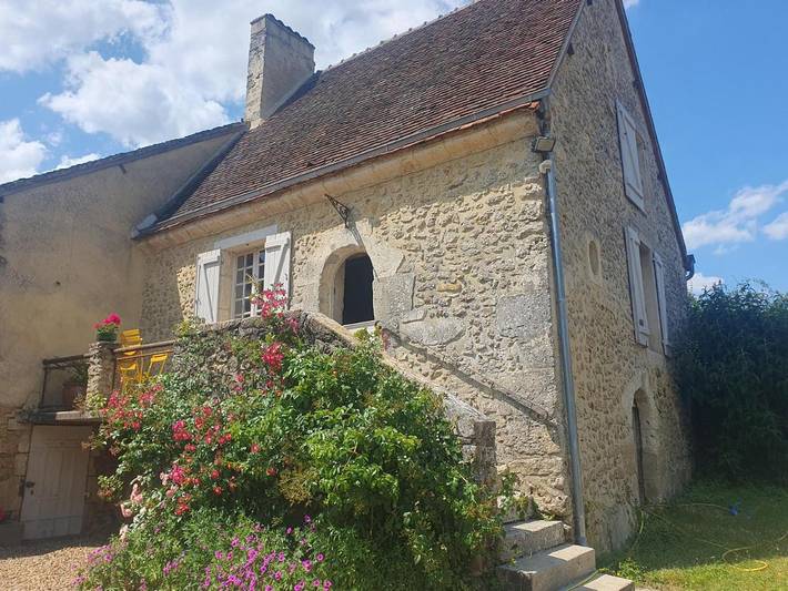Gîte pour 5 personnes, avec vue ainsi que jardin et balcon à Le Gué-de-la-Chaîne