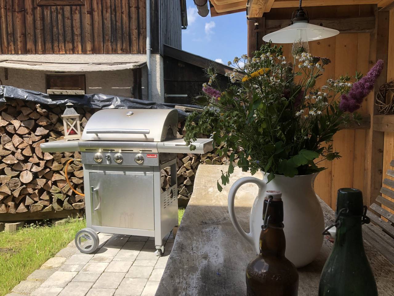 Ganze Ferienwohnung, Chalet Hochgern - Chalet Hochgern 65 m², für 2-3 Personen, Bergblick, Wlan, Balkon in Staudach-Egerndach, Chiemsee