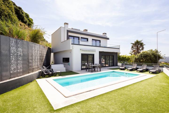 Villa pour 8 personnes, avec Terrasse et Jardin à São Martinho do Porto