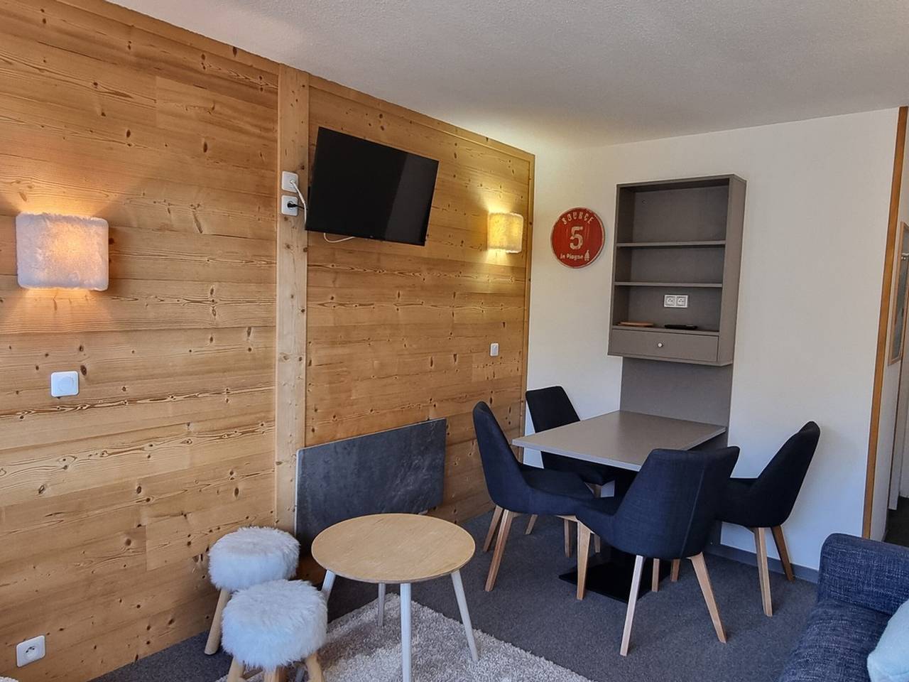 Studio entier, Studio cosy au pied des pistes avec animaux admis in Aime 2000, Aime-la-Plagne